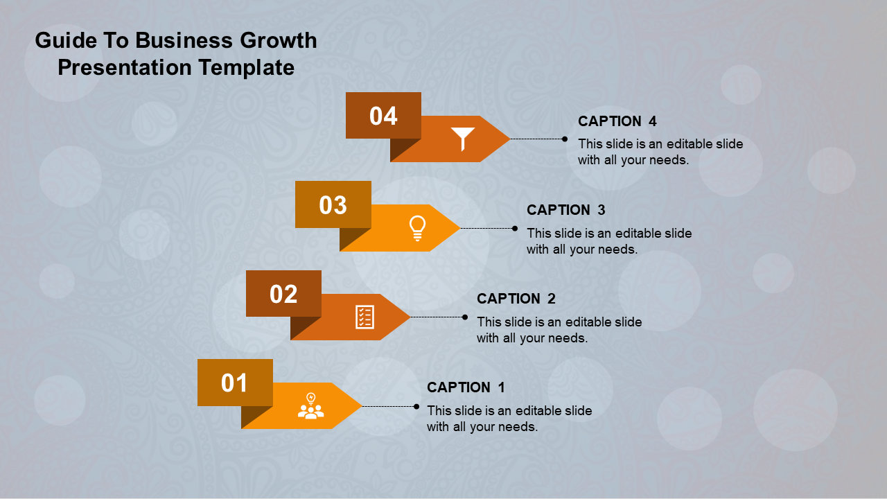 Business Growth PPT Template and Google Slides